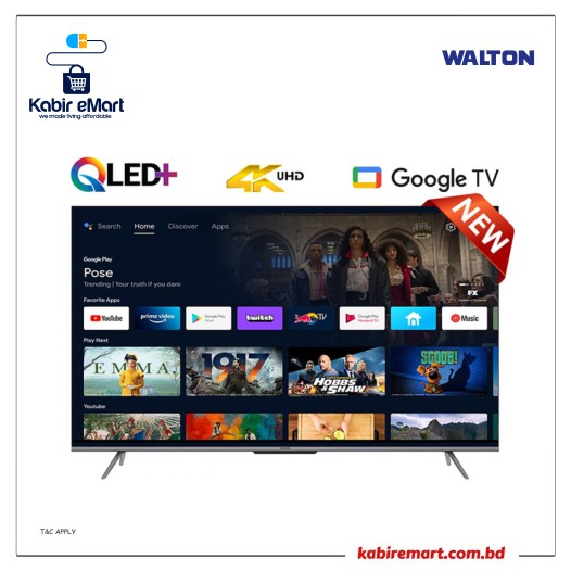 W65S3BG WALTON TV