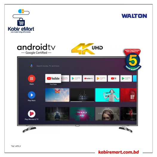 WD55RUG (1.397m) UHD ANDROID TV
