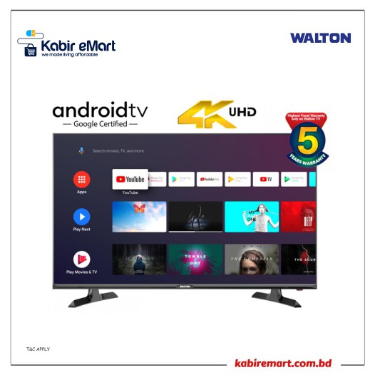 W43D210UG (1.09m) UHD ANDROID TV
