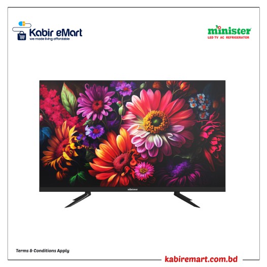 Minister M-32 FRAMELESS SMART ANDROID LED TV (MI32QFCB)