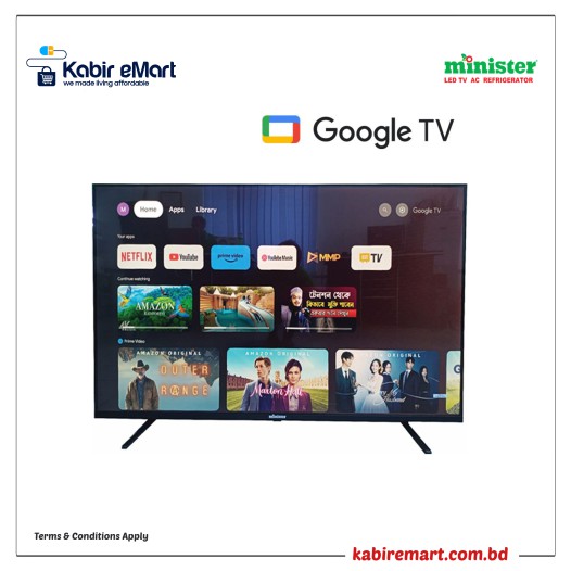 Minister 50 INCH 4K GOOGLE TV (MI50CG50-C1)