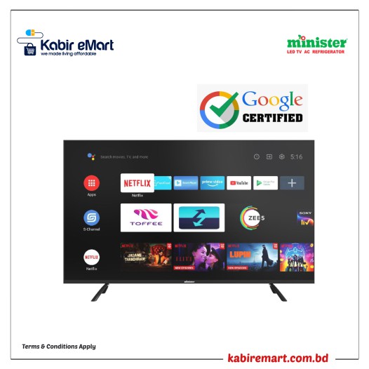 Minister M-58 GOOGLE VOICE CONTROL LED TV (58MG8000P )