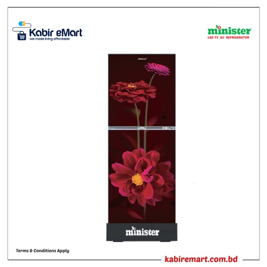 Minister M-195N RED PEONY (match) Minister Refrigerator