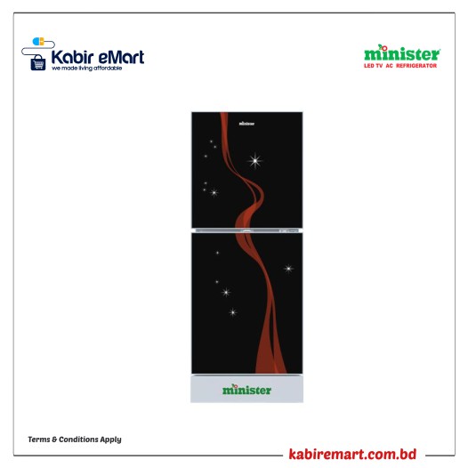 MINISTER M-224 BLACK BERRY STAR Minister Refrigerator