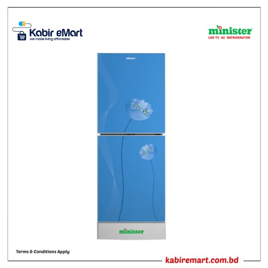 MINISTER M-242 BLUE SPRING FLOWER Minister Refrigerator