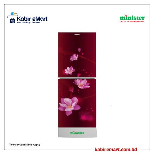MINISTER M-242 RED BEGUNIA Minister Refrigerator