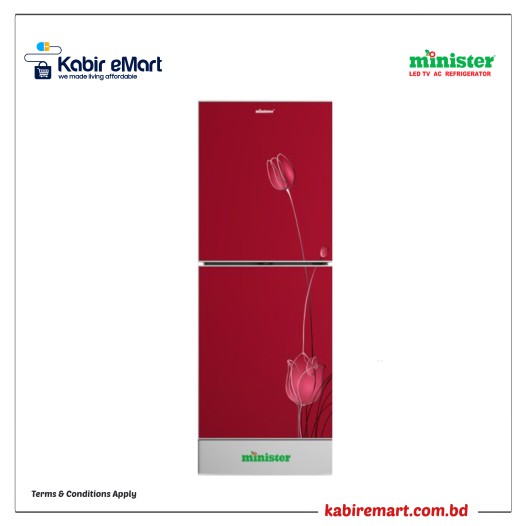 MINISTER M-242 RED POPPY Minister Refrigerator