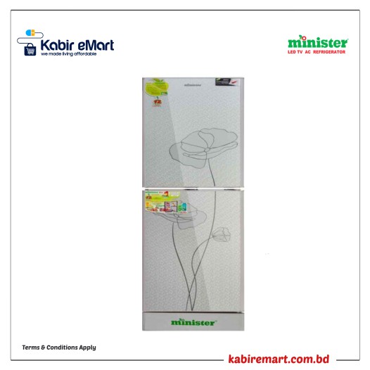 MINISTER M-242 SILVER LOTUS Minister Refrigerator