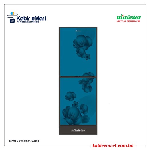 MINISTER Minister M-242 BLUE FLOWER (BLACK MATCH) Minister Refrigerator