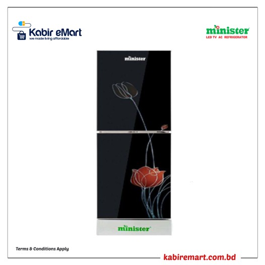 MINISTER M-252 BLACK POPPY Minister Refrigerator