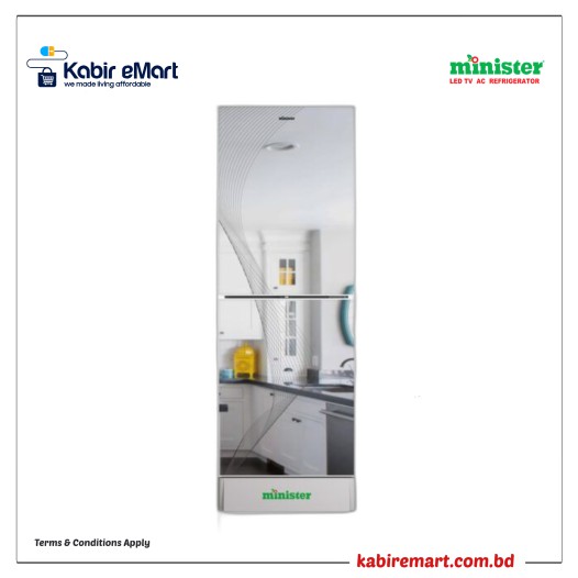 MINISTER M-254 MIRROR STRIPE Minister Refrigerator