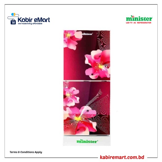 MINISTER M-254 PINK FLOWER Minister Refrigerator