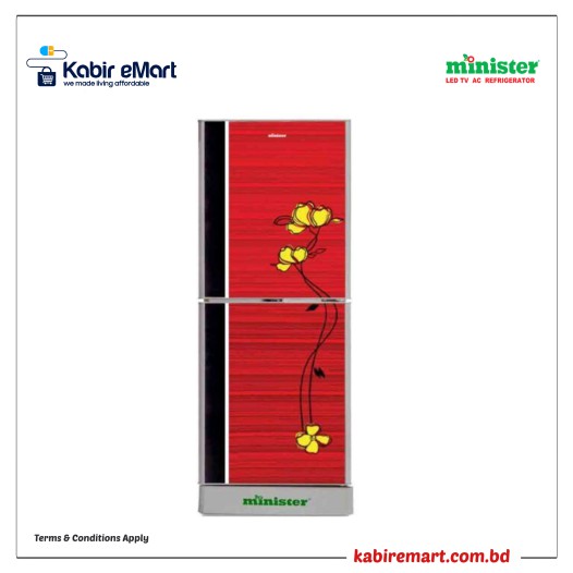 MINISTER M-255 RED FLOWER Minister Refrigerator