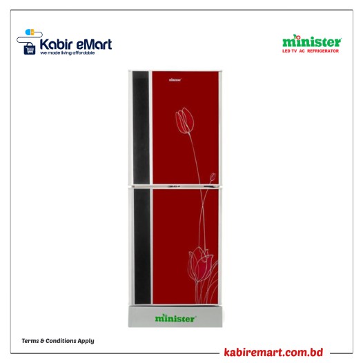 MINISTER M-255 RED POPPY Minister Refrigerator