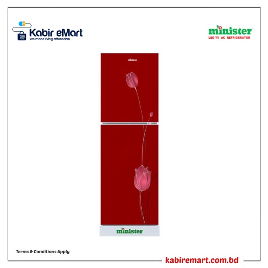 MINISTER M-285 SD RED POPPY Minister Refrigerator