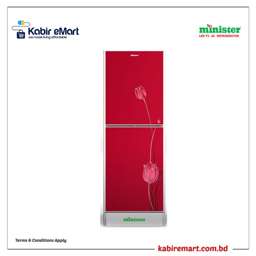 MINISTER M-300 RED POPPY Minister Refrigerator
