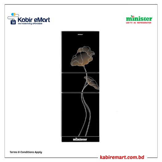 MINISTER M-330 BLACK LOTUS Black Match Minister Refrigerator