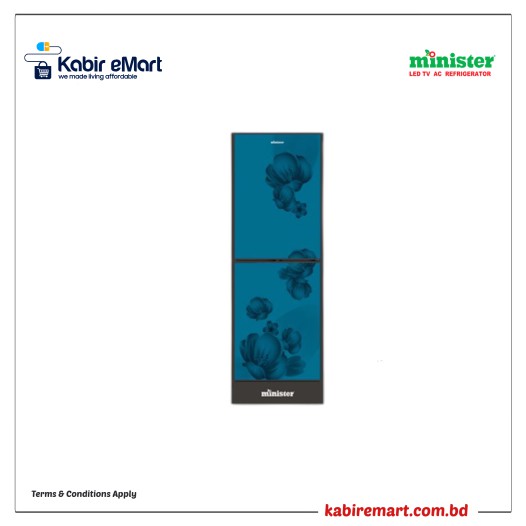 Minister M-350 BLUE FLOWER (BLACK MATCH)  Minister refrigerator
