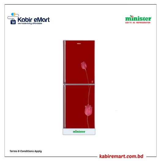 MINISTER M-355 RED POPPY Minister Refrigerator