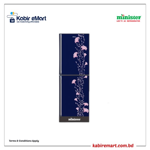 Minister M-355 BLUE LILY (BLACK MATCH Minister Refrigerator
