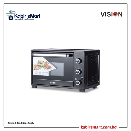 VISION Electric Oven 32 Ltr Black
