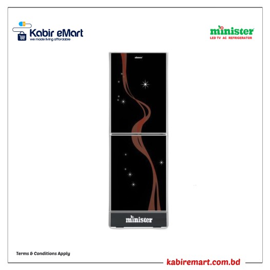 MINISTER M-355 BLACK BERRY STAR MATCH/FULL MATCH Minister Refrigerator