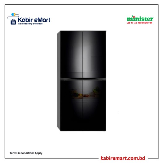 MINISTER M-500-4D BLACK  Refrigerator