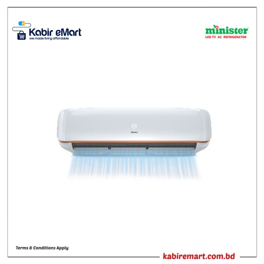 Minister 1.5 TON NON INVERTER (MI18k410P-WHT)  Minister  Air Conditioner