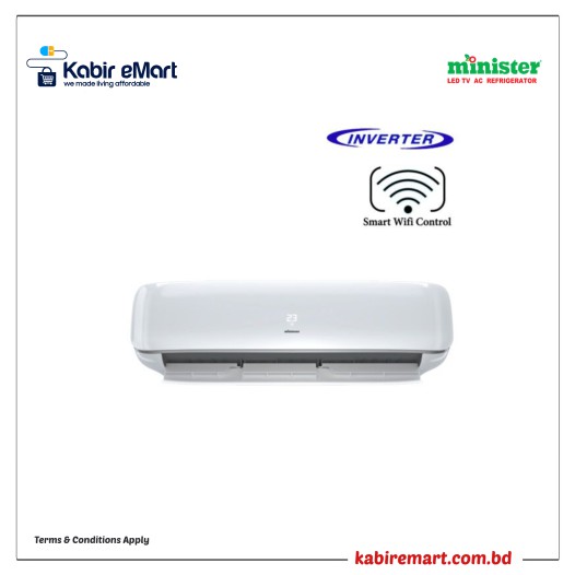Minister SPLIT 2 TON INVERTER (INV-M24K410G-WHT) Minister Air Conditioner