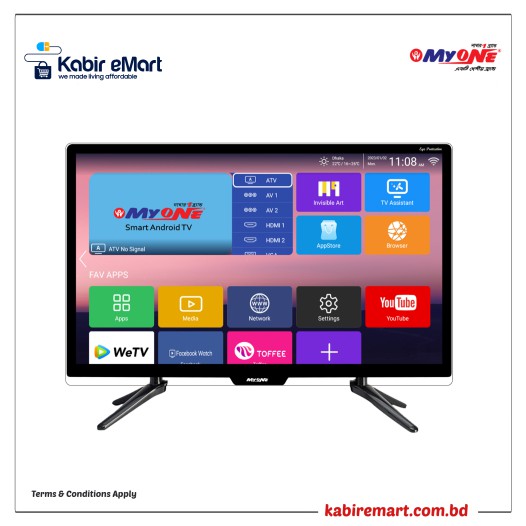 MYONE 32 INCH GORGEOUS SMART LED MY32S7DG Myone Television