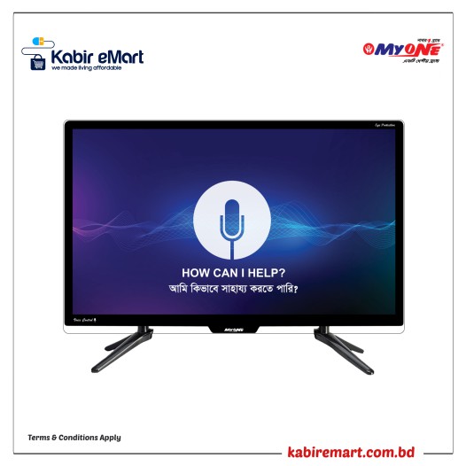 MYONE 43 INCH SMART ANDROID VOICE CONTROL LED TV-MY43SV34PB Myone Television