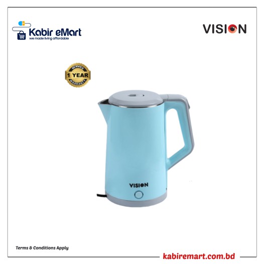 VISION Electric Kettle 2.3 Liter VIS-EK-011 (Double Wall)