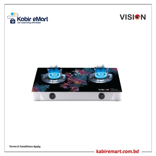 VSN NG Double Glass Gstv Fancy Vision Gas Stove