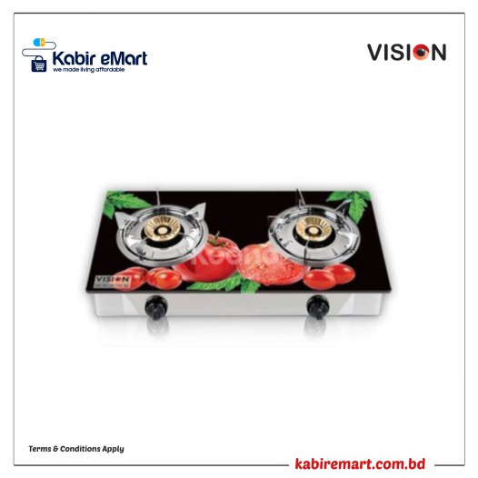 VISION NG Double Glass Gas Stove Tomatino 3D