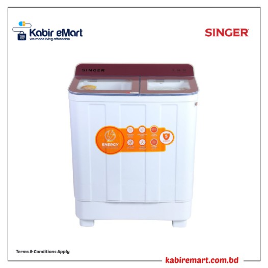 SINGER Semi Auto Washing Machine 11.0 KG  S300ATT110ATPKF1