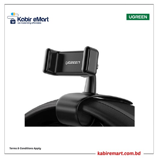 Ugreen LP189 Car Mount Snap Clip Dashboard Phone Holder #60796
