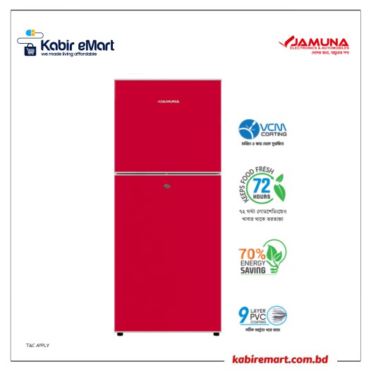JE-230L VCM Maroon Jell Jamuna Refrigerator