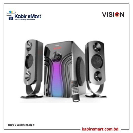 VISION 2:1 Multimedia Speaker Rocks 2.0