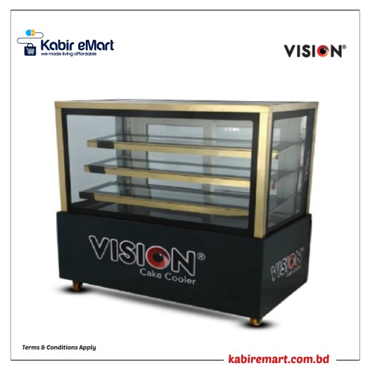 VISION Straight Glass Cake Cooler 5X2.5X4FT