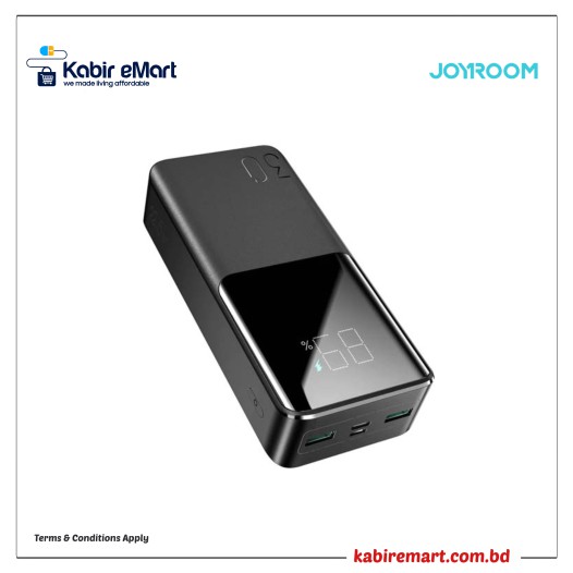 JOYROOM JR-QP193 Power Bank with Large Digital Display 30000mAh/22.5W