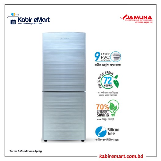 JE-232L VCM Silver Stripe Jamuna Refrigerator