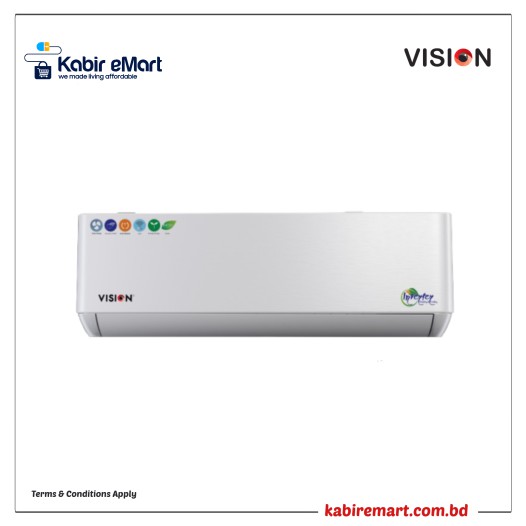 Vision AC 1 Ton Hot And Cool & Wi-Fi Inverter -VSN-12K-HCWiFi-INV410 Eco