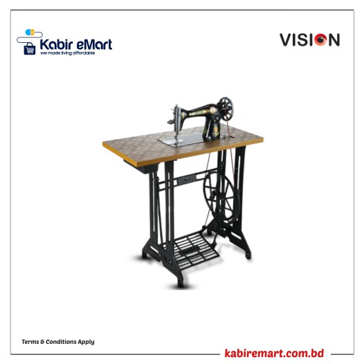 Vision Sewing Machine With Table & Metal Stand
