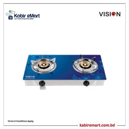 VISION NG Double Glass Gas Stove Sky 3D Vision Gas Stove