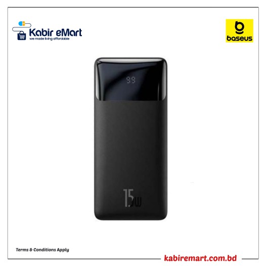 Baseus Bipow Digital Display 15W Power Bank 30000mAh