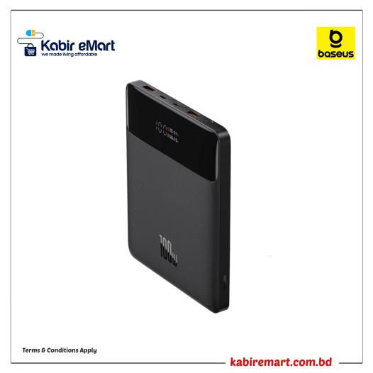 Baseus 100W Power Bank 20000mAh Type C PD Fast Charging Powerbank