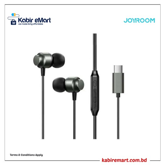 Joyroom JR-EC06 TYPE-C Series In-Ear Metal Wired Earphone