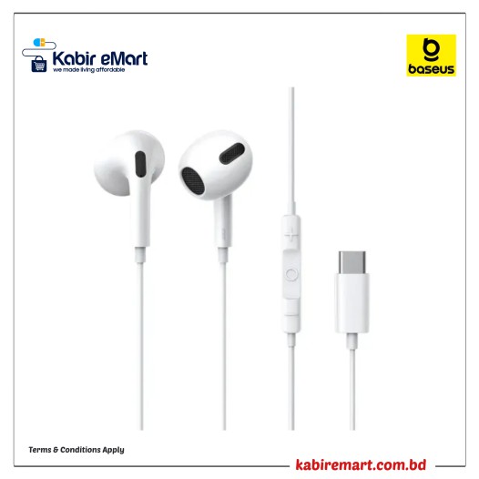 Baseus Encok C17 Type-C Lateral In-ear Wired Earphone