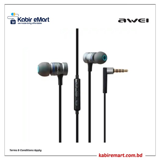 Awei ES-70TY 3.5mm In-Ear Wired Earphone