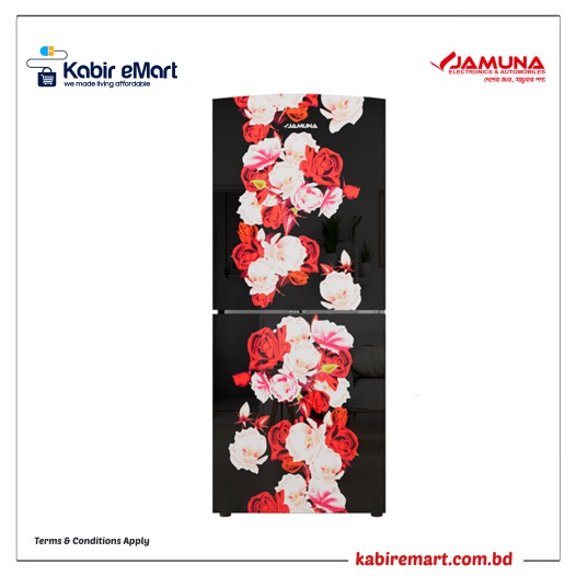 JE-XXB-LS51G0JF QD Black Rose Blossom Jamuna Refrigarator